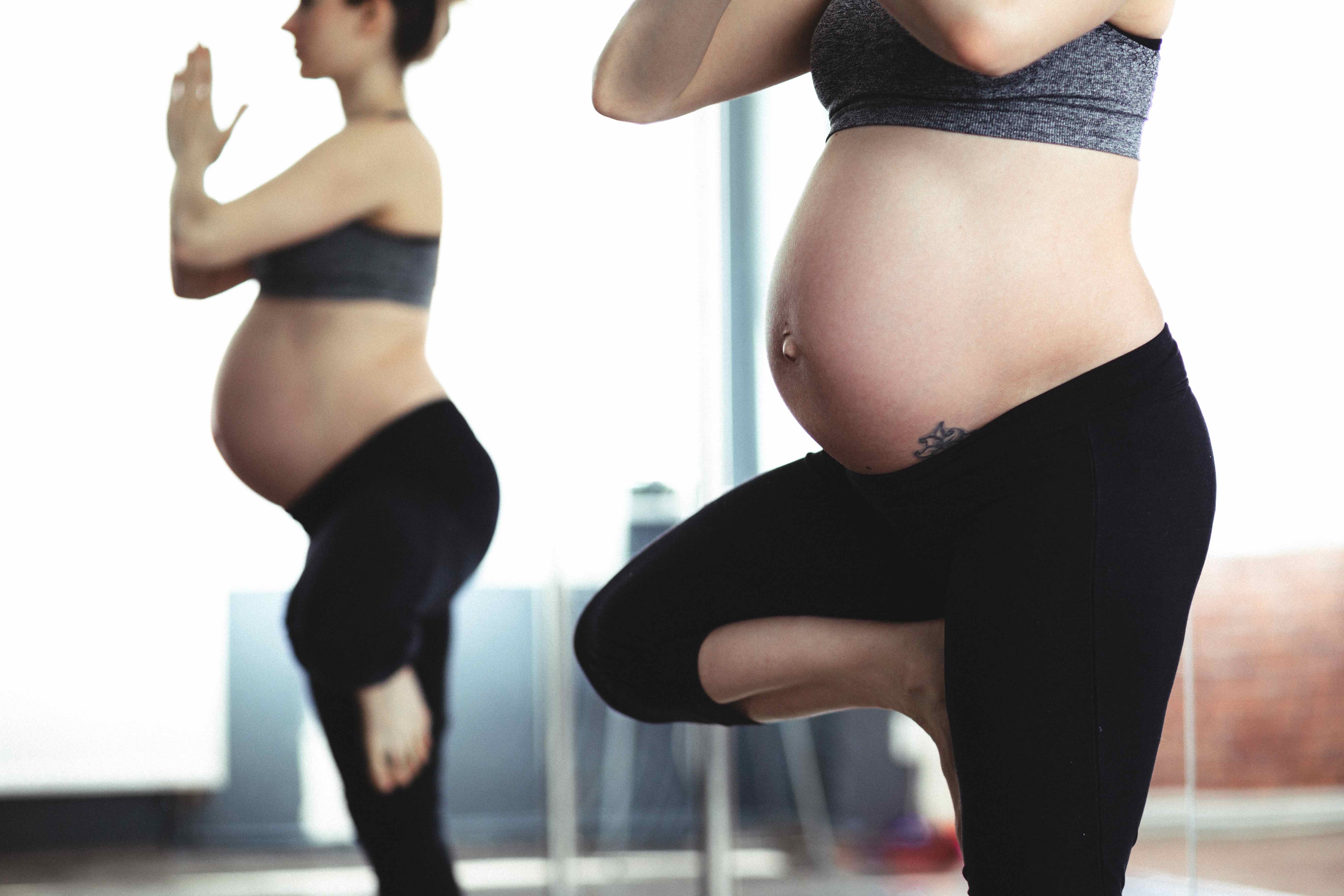 allenarsi in gravidanza si può