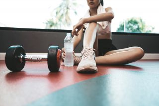 Setrina e allenamento in palestra